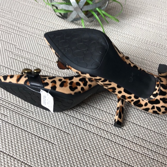 NWT Coach Waverly Leopard Cheetah Pony Hair - Picture 7 of 8